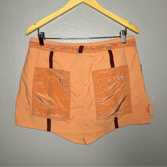 Free People Moonbeam Cargo Skort Color Orange Size Large - Picture 6 of 11